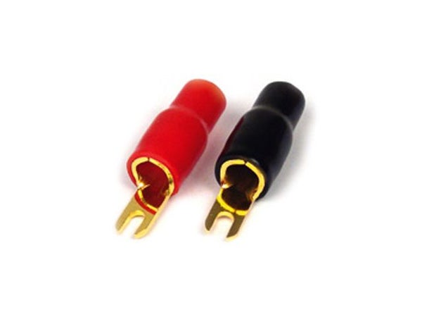 Caliber PT 25.4 haarukkaliitin, musta + punainen